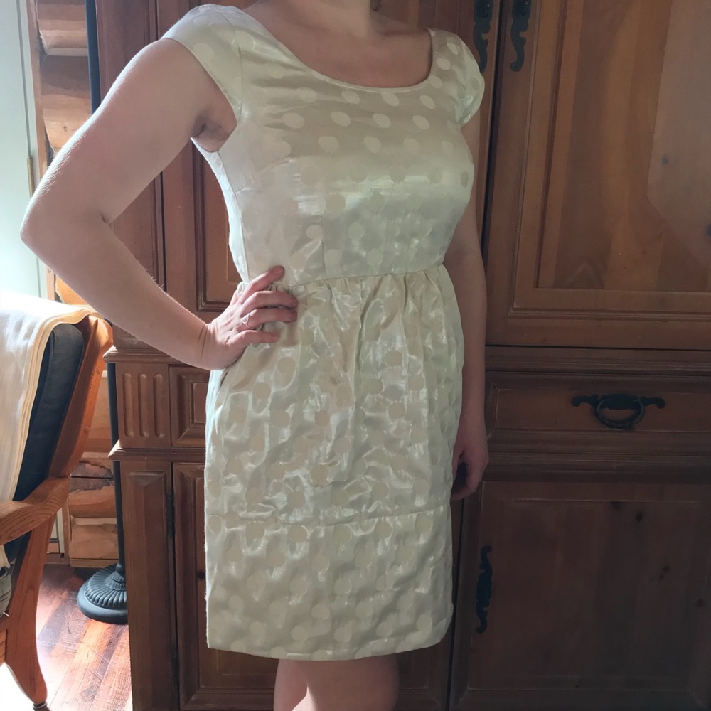 PRICE DROP White Shimmery Party Dress